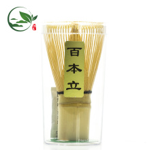 Bamboo Whisk Chasen and Matcha Measuring Mental Spoon Set